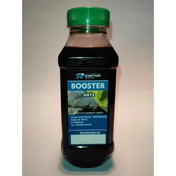 Návnadové aroma Raptor Baits Raptor Booster Anýz 300ml