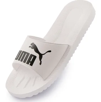 Dámské oblečení Pantofle Puma Purecat Slide White-Black 48,5