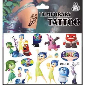 Odstranitelné tetování Dětské dočasné tetování - INSIDE OUT 2 - V HLAVĚ 2 - (B) (Značka: TAKARA TOMY)