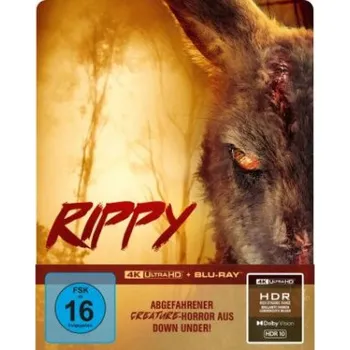 Blu-ray film Rippy - Das Killerkänguru, 2 Blu-ray (UHD-Blu-ray + Blu-ray - 2-Disc Limited Collector's SteelBook ): Australien – Ryan Coonan,Michael Biehn,Tess Haubrich,Aaron Pedersen (DE)