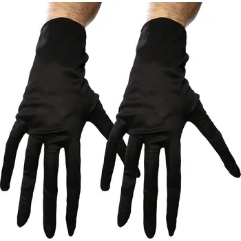 Karnevalový doplněk Ptákoviny CB Rukavice černé s dlouhými prsty