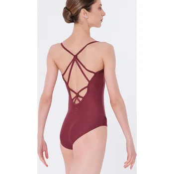 Body Wear Moi,Baletní trikot Page LEO113, vínová S