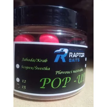 Boilies Raptor Baits Jahoda / Krab 12mm