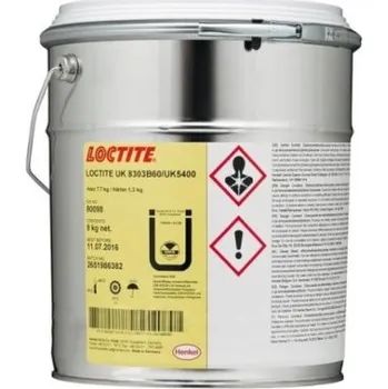 Stavebniny LOCTITE UK 8303 B 60/UK 5400 HO 9 KG - dvousložkové polyuretanové lepidlo
