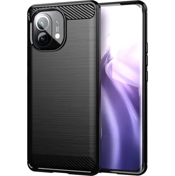 Pouzdro na mobilní telefon Techsuit Kryt Xiaomi Mi 11, Armored Carbon black
