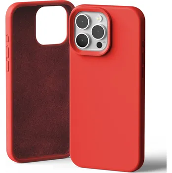 Pouzdro na mobilní telefon Mercury Ochranný kryt na iPhone 16 Pro MAX - Mercury, Silicone Red