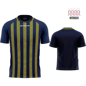 Chlapecké tričko Sportovní triko GIVOVA Rugby blue-yellow XL