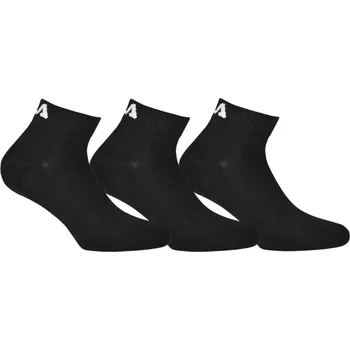 Pánské ponožky Ponožky FILA Regular Fit 3-pack Black 35-38