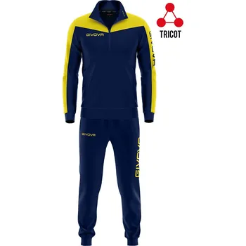 Moto kalhoty Sportovní souprava GIVOVA Roma blue-yellow XS