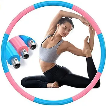 Gymnastická obruč Eisaro Hula Hoop modrá