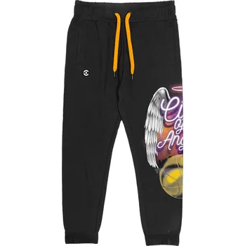 Tepláky Crooks & Castles COA BR Deathrow Fleece Pants Black S