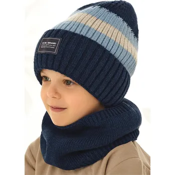 Čepice AJS Čepice AJS-48-408 Barva: E-čierna, Velikost: 52-56