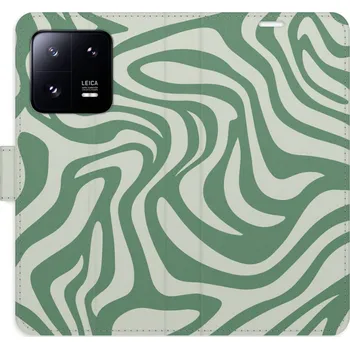 Pouzdro na mobilní telefon Flipové pouzdro iSaprio - Zebra Green 02 - Xiaomi 13 Pro