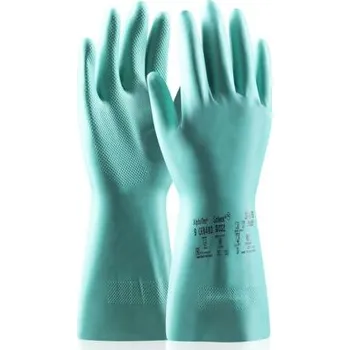 Pracovní rukavice Ardon | Chemické rukavice AlphaTec® 37-676 (ex Sol-vex®) - zelené odstíny / 7 / S / zelená