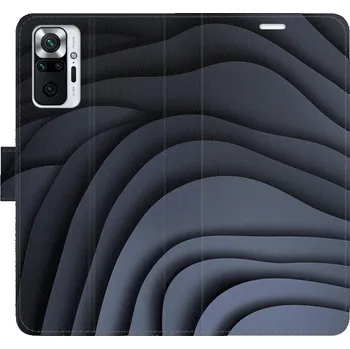 Pouzdro na mobilní telefon Flipové pouzdro iSaprio - Dark Waves - Xiaomi Redmi Note 10 Pro
