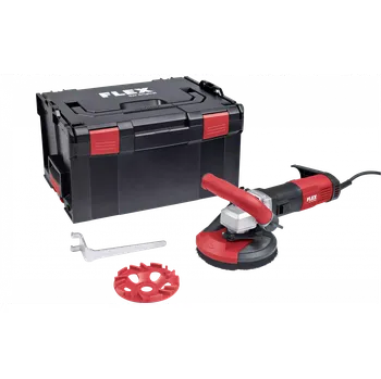 satinační bruska FLEX LD 16-8 125 R, Kit E-Jet, Kompaktní sanační bruska pro bezprašné práce až do rohů, 125 mm