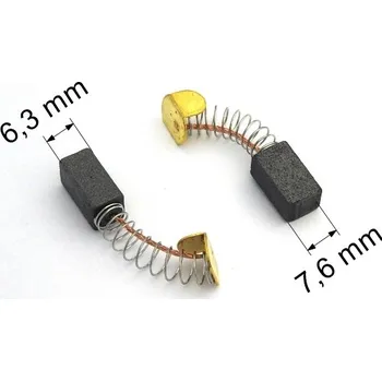 Zábradlí 041 uhlíkové kartáče 6,3 x 7,6 mm