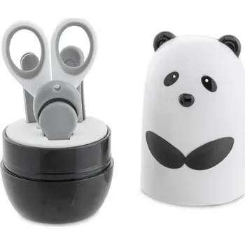CHICCO Manikúrní sada pro děti Panda 7x7x13 černá