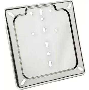 Držák SPZ Nerezová moto podložka SPZ LAMPA BASE TARGA (01168)