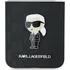 Pouzdro na mobilní telefon Karl Lagerfeld Saffiano Monogram Ikonik pro Samsung Galaxy Z Flip 6 černé