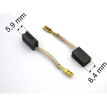 130 uhlíkové kartáče 5,9 x 8,4 mm