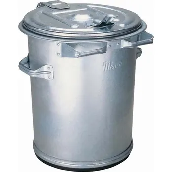 Odpadkový koš ENPRAG Popelnice z pozinkovaného plechu (3 modely) [Pozink, S obručí]