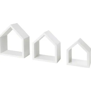 police Lodge Sada nástěnných polic, MDF, 3 ks 114460