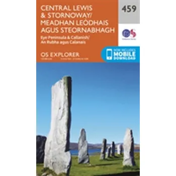 Encyklopedie Central Lewis and Stornaway/Meadhan Leodhais Agus Steornabhagh - Ordnance Survey [EN] (2015, Skládaná mapa, Ordnance Survey)