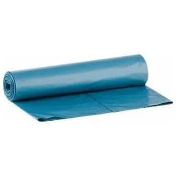 Pytle na odpadky Igelitové pytle LDPE 120L MODRÉ / 40my - role 25 ks (pytle na odpad modré)
