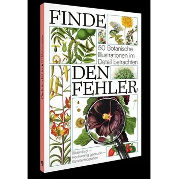 Příroda Finde den Fehler - 50 Botanische Illustrationen