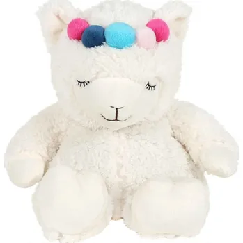 plyšák Albi hřejivá lama s čelenkou