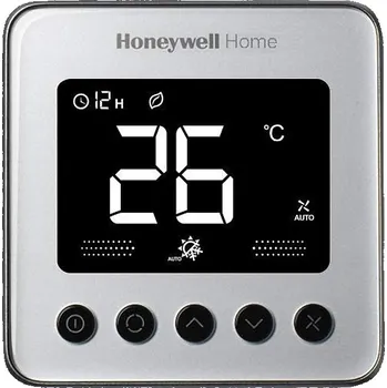 Digitální termostat Honeywell TF428LN-RSS-U stříbrný broušený, pro fancoil