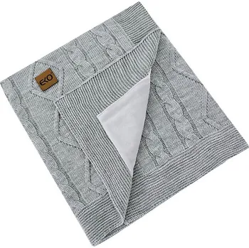 deka EKO Deka Kašmírová s velurovou podšívkou šedá 100x80 cm 100x80 šedá