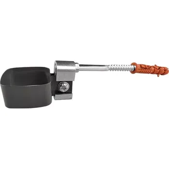 okap Balkonový okapový ŽLAP "PR35+PR60" - objemka svodu (Příchytka okapového svodu na fasadní stěnu, délka 12 cm)