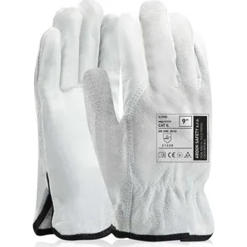 Pracovní rukavice Celokožené rukavice ARDON®D-FNS - šedé odstíny / 9 / L / šedá