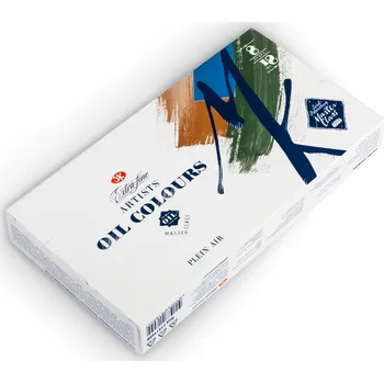 Olejová barva Sada olejových barev Nevskaya Palitra Master Class plenér 8 x 18 ml