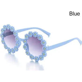 Dětské vtipné sluneční brýle Daisy | Ochrana před sluncem - modrý