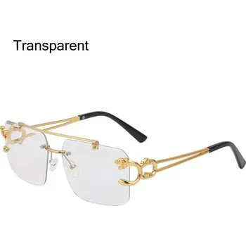 Retro sluneční brýle s UV400 ochranou | Ochrana před sluncem - průhledný