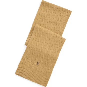 Šála Šála Polo Ralph Lauren Classic Cable Scarf, ONE SIZE, béžová, 80X