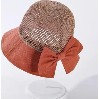 Klobouk Letní skládací klobouk pro dámy | Ochrana před sluncem pro ženy - Červené,56-58 cm