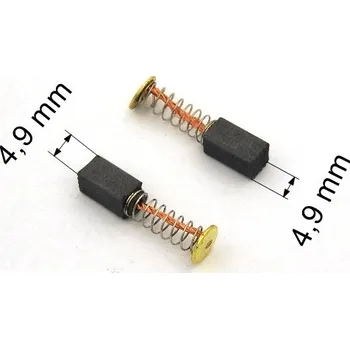 Příslušenství pro videokameru 098 uhlíkové kartáče 4,9 x 4,9 mm