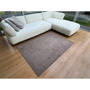 Koberec Kusový koberec Apollo Soft hnědý - 1 m2 bez obšití