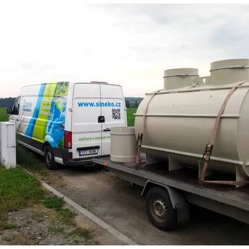 Čistička odpadních vod Sineko NAUTILUS 3 m³ NA KLÍČ L – plastový tříkomorový septik bez starostí