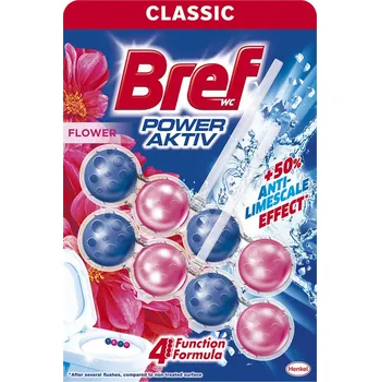 WC čistič Bref Power Aktiv Flower WC blok 2 x 50 g