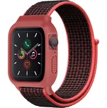 Nylonový set 2v1 pro Apple Watch 38/40/41mm Barevná varianta: Červeno-Černá