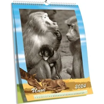 Fotokalendář Brilantní nástěnný dětský kalendář s motivy mláďat (A3)