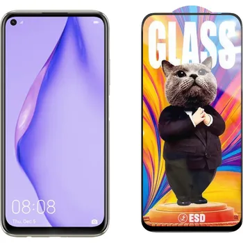 3D Ochranné tvrzené sklo na Huawei P40 Lite 4G - Mr. Cat ESD