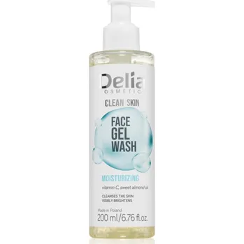 Delia Cosmetics Clean Skin hydratační čisticí gel na obličej 200 ml