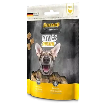 Pamlsek pro psa Belcando Bities Kuřecí 90 g pamlsky pro psy bez obilovin od psiskoty.cz (Odměňte chlupáče pamlskem, který si zamiluje. Objevte snadno stravitelný pamlsek s vysokým obsahem bílkovin a nízkým obsahem tuku. Doplňkové krmivo pro psy.)
