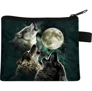 Peněženka Mini peněženka s motivem vlka - 09